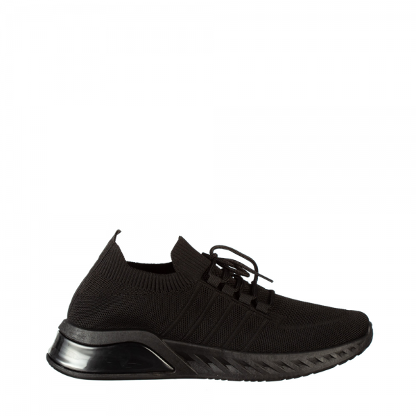 Мъжки спортни обувки черни от текстилен материал  Brock, 2 - Kalapod.bg